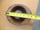     Rare Vintage Wood Hat Makers Millinery Block Mold Form - Egg Oval Head