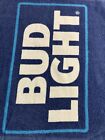 Bud Light Official Beer Sponsor Blue Rally Golf Bar Towel 18x15 New