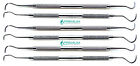 6 Pcs Jaquette   Sickle Scaler Anterior Posterior Dental Periodontal Instrument 