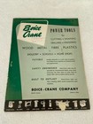 Vintage 1948 Boice Crane Co Power Tools Catalog 50   Insert Salt Lake Hardware