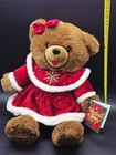 Snowflake Teddy 2005 Dan Dee Collectors Choice Christmas Plush Brown Bear 20 