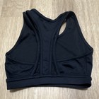 Varsity Spirit Usa Cheer Rhinestone Sports Bra Crop Top Black Girls Ys