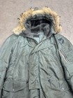 Vintage 1950s Us Air Force N-3b Military Flight Parka Jacket Size Medium