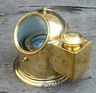 Vintage Nautical Vintage Boat Ship Oil Lamp Navigation Gimbaled Floating Bi