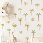 Boho Palm Tree Wall Sticker Kids Nursery Room Decor Vinyl Glow Decals Removable