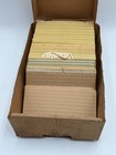 Vintage  1800 Ibm Punch Cards Programs For Ibm Computer Rare