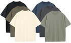 Men s Loose Fit Oversized Heavyweight Cotton T-shirt Short Sleeve   size- S-3xl 
