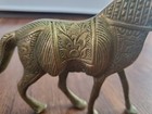 Vintage Horse Figure  Brass Horse Figurine  1970s  Middle Eastern Origin