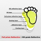 Ke-ke 2pcs High Intensity Reflective Safety Sign Baby On Board In Car Feet De   