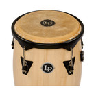 Latin Percussion 10  11  City Ii Conga Set W  Double Stand - Mango Natural Black