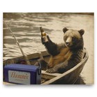 Vintage Hamm s Beer Art Print Advertising Sign Photography Breweriana Collector