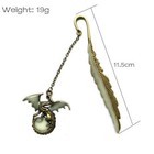 Metal Bookmark Luminous Book Marks With Gift Box Book Lovers Reading Women