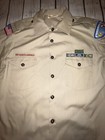Vintage Bsa Boy Scout Uniform Short Sleeve Shirt Khaki Summer Lightweight Size M