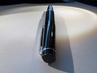 Pilot Elite Vintage Fountain Pen 18k-750 Fm Nib Black Silver Japan Tested 260709
