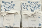 Pottery Barn Love Shack Fancy Euro Shams  Set Of Two  Blue Rose Nwt