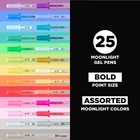Sakura Gelly Roll Moonlight Size 10 Gel Pens  Assorted  25 Pack   25 Vivid Co   