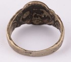 Ring Skull Bones 800 Silver Gothic Brutal Ww1 Death Head Wwi Skeleton Wwii Goth