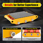 15 Ton Heavy Duty Machine Dolly Skate Machinery Roller Mover Cargo Trolley 