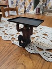 Vintage Cast Iron Bombay Co  Monkey  bellhop  Business Card Holder  
