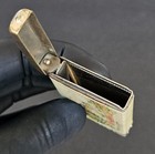 Antique Metal Celluloid Homestead Henry Stamm Vesta Case Match Safe 111