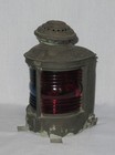 Vintage Boat Navigational Red And Green blue Bow Light