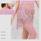2025 Belly Dance Tassel Hip Scarf Waist Belt Fancy Sequin Wrap Jazz Dance Skirt
