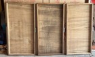 Lot Of 3 Hamilton Wood Oak Printers  Drawer Letterpress Type Set Case Shadow Box