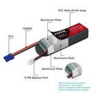 Hrb 2pcs 14 8v 4s 9500mah Lipo Battery Ec5 For Rc Car Truck Helicopter Boat Fpv