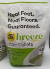 2 Bags Purina Tidy Cats Breeze Litter Pellets Refills  3 5lbs Each - 7lbs Total 