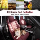 Car Seat Covers 2019-2026 Ram 1500 Crew Cab Waterproof Pvc Driver Seat Cover Red