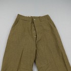 Vintage Us Army Pants Olive Drab Wool Field Military Trousers Korean War 50s