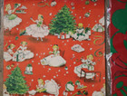 Hallmark And Others Vintage Christmas Gift Wrapping Paper Lot