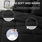 7 Piece Bed In A Bag Comforter Set Breathable Reversible Bedding Set Queen 