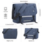 Oiwas 15 6  Laptop Messenger Bag Men Crossbody Bag School Satchel Shoulder Bag