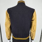 Vintage 1970s Vfw Veterans Of Foreign Wars Wool leather Varsity Jacket  s 