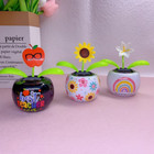 2pcs Color Sunflower Solar Dancing Flower Solar Dancing Solar Toys solar Powered