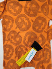 Carter s 2pc Orange Pumpkin Pajamas Sz 14 Kids Cotton Halloween Jack O Lantern