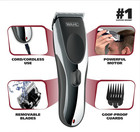Wahl Cordless corded Rechar Hair Clipper Trimmer Kit 21pc Stainless Steel 79434