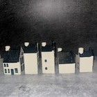 Blue Delft s Klm Holland Houses Lot Of 5 49 59 65 87 88 Empty