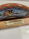 Australian Made Hardwood Painted Boomerang Looks Great With Stand  included 