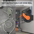 Giraffe Tools Retractable Air Hose Reel 3 8 In X 25 Ft Max 300psi Compressor New