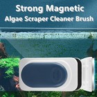 Aquarium Strong Magnetic Glass Cleaner Brush Fish Tank Algae Scraper Cleaning