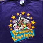 Vintage Paramount Parks Youth 10-12 T-shirt Graphic Kings Island 1996