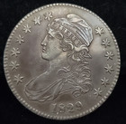 1829 Capped Bust Half Dollar 50c Au  unc Details      Nice Old Us Type Coin