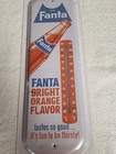 Coca Cola Metal Thermometer - Fanta  bright Orange Flavor   5 1 8   17 3 8 