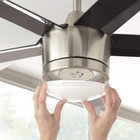 New  Decorators Collection Merwry 52in Sw1422bn Led Ceiling Fan - Brushed Nickel