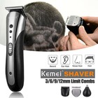 Rechargeable Electric Clean Hair Trimmer Beard Shaver Razor Barber Clipper Set