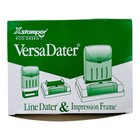 X-stamper Eco-green Versadater 2025-2033 Message Stamper Received Stamp Blue red