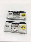 Vintage Mens Travel Grooming Shaving Kit Leather Gillette Spoiler Razor Unused