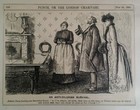 Punch Cartoon 1890 Antique Original Rare Vhtf Etch Fashion Antediluvian Survival